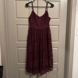 New Burgundy Lace dress